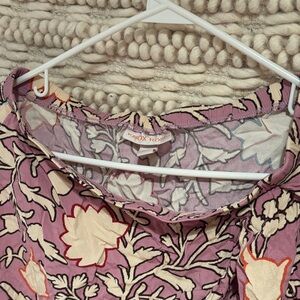 Knox Rose Mauve and Cream Floral skirt